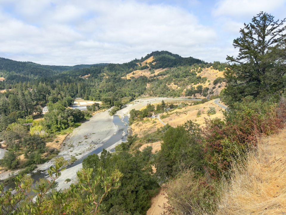 South Fork Eel River from Garberville