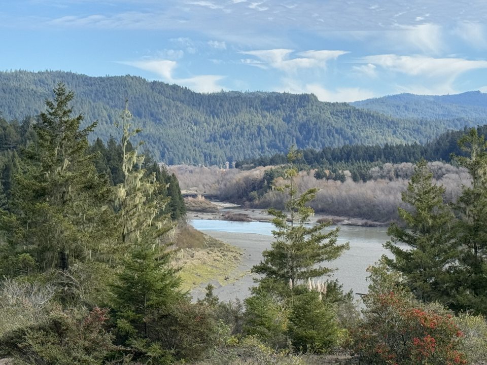 River landscape from Greenlaw Vista Point