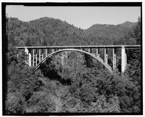 Cedar Creek bridge on old Highway 101