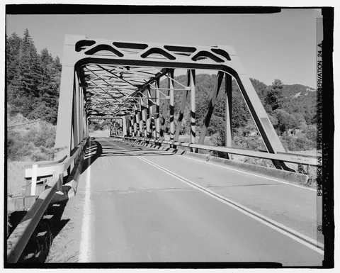 South Fork Eel bridge on old Highway 101